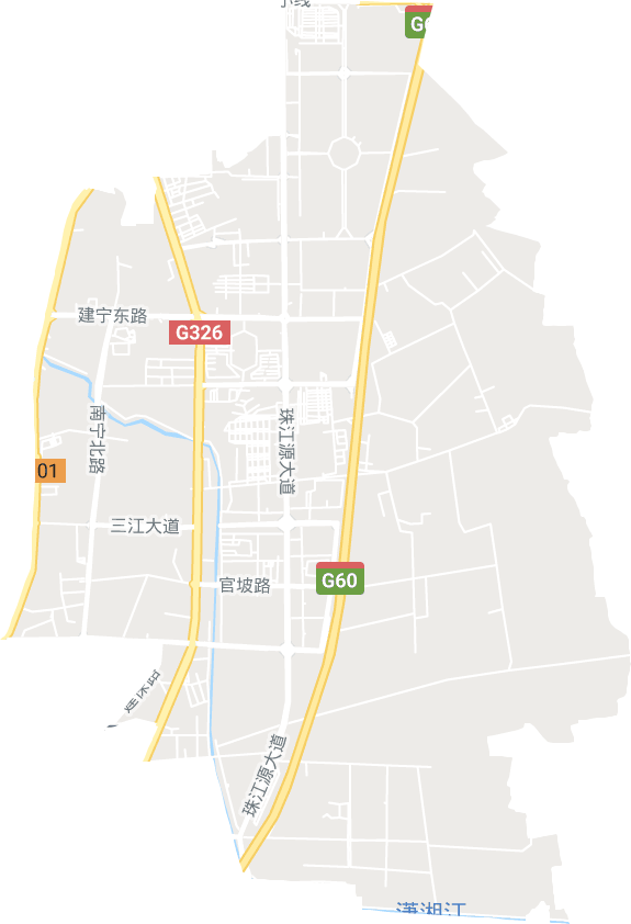 白石江街道电子地图