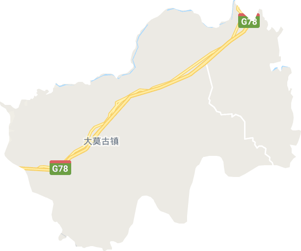 大莫古镇电子地图