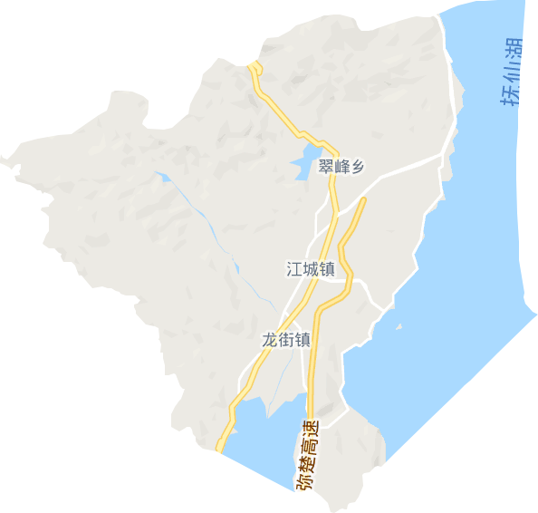 江城镇电子地图