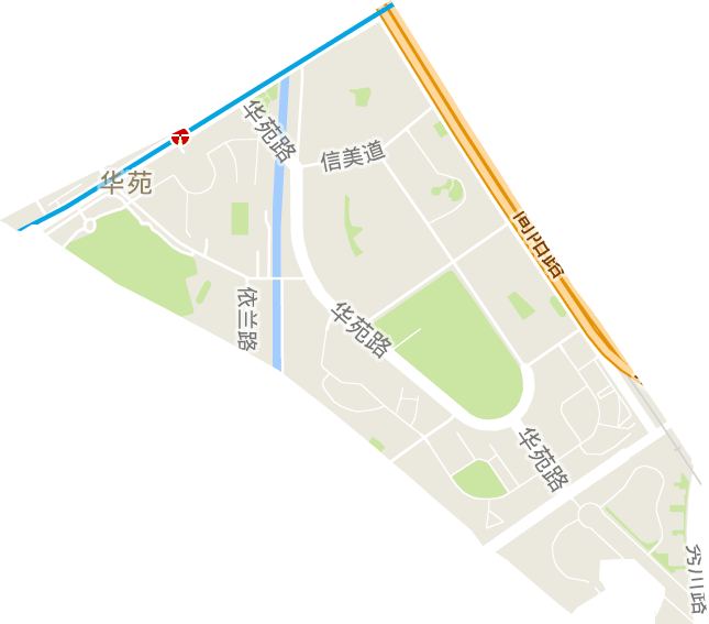 华苑街道电子地图