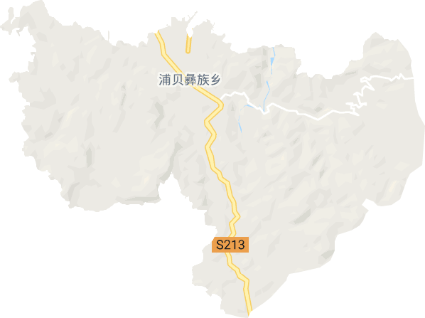 浦贝彝族乡电子地图