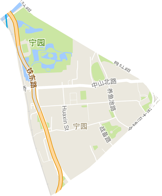 宁园街道电子地图