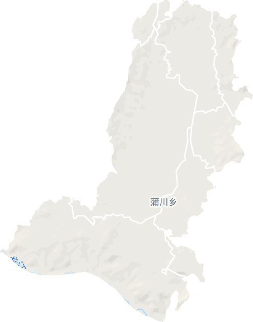 蒲川乡电子地图