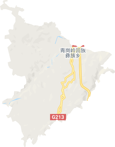 青岗岭回族彝族乡电子地图