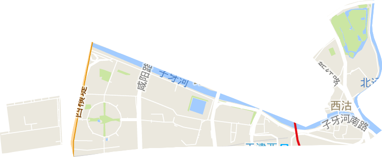 西沽街道电子地图