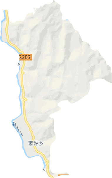 蒙姑镇电子地图