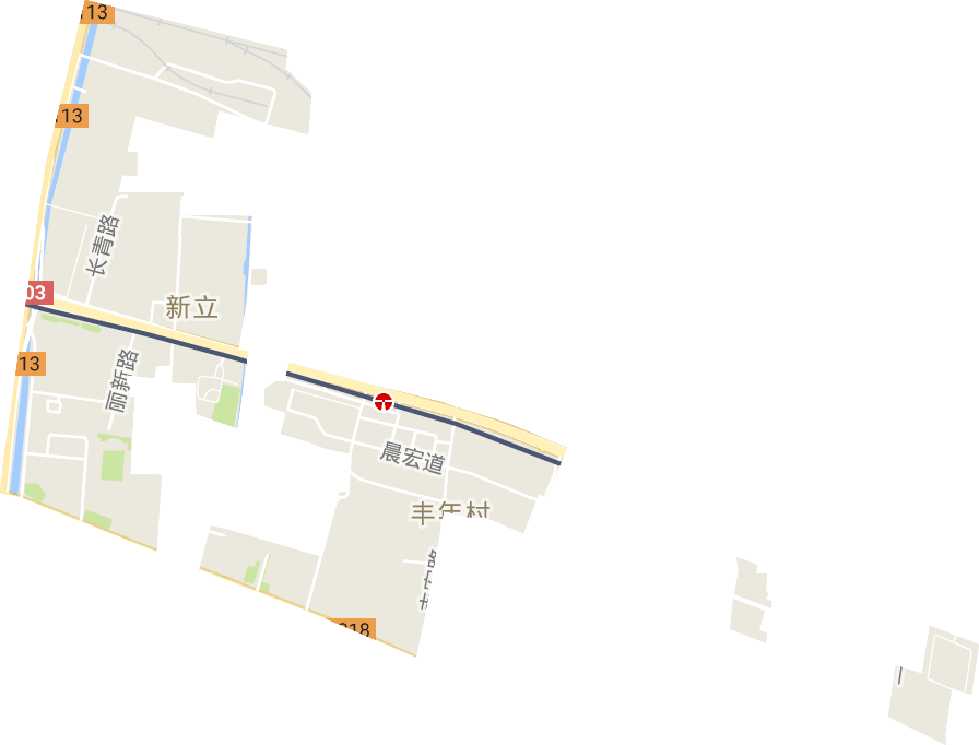 丰年村街道电子地图