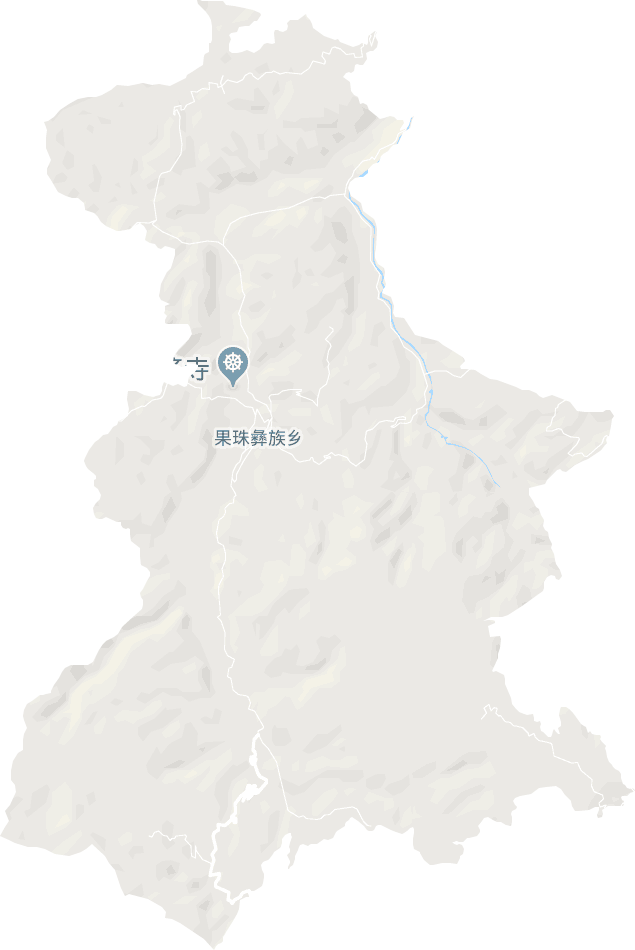 果珠彝族乡电子地图