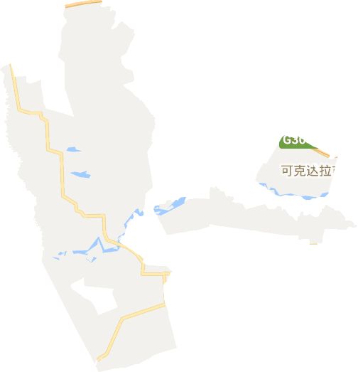 可克达拉市电子地图
