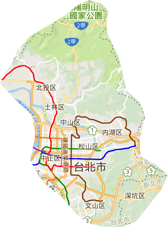 台北市电子地图
