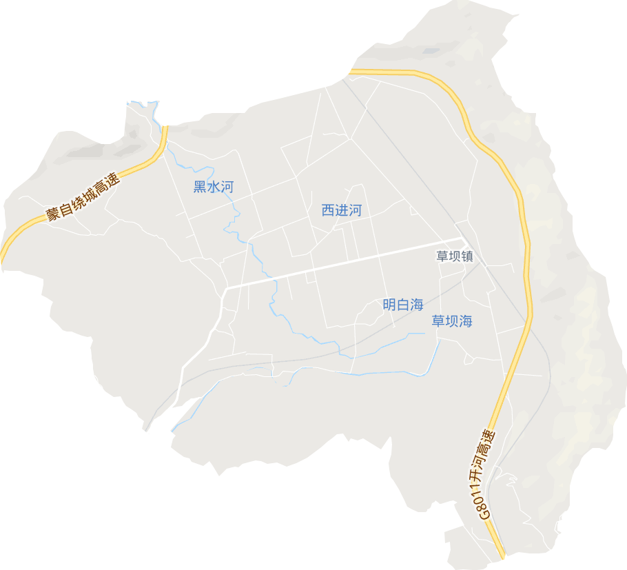 草坝镇电子地图