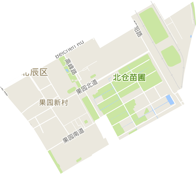 果园新村街道电子地图