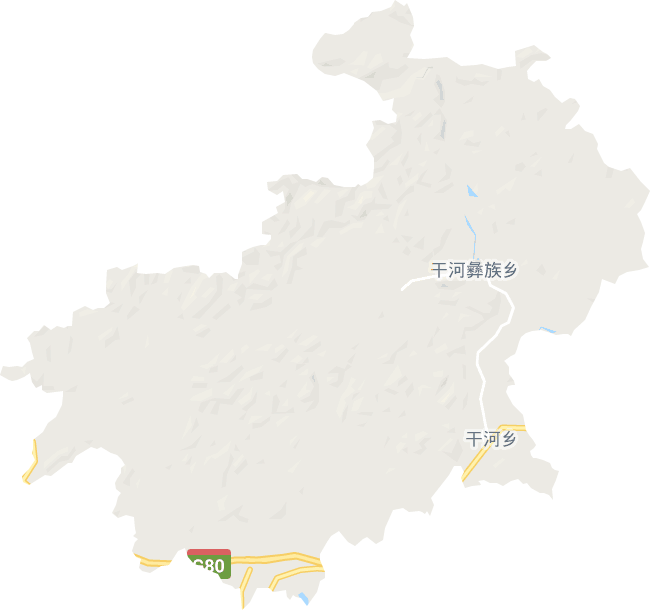 干河彝族乡电子地图