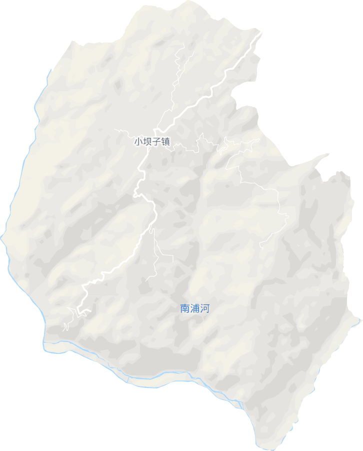 小坝子镇电子地图