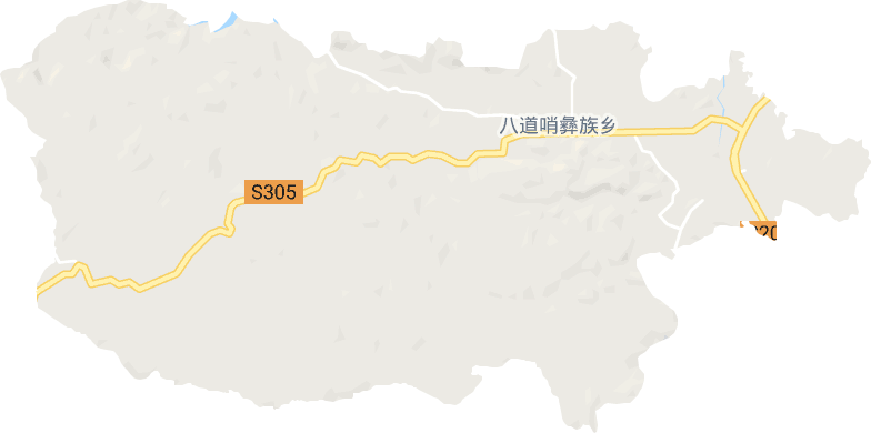 八道哨彝族乡电子地图