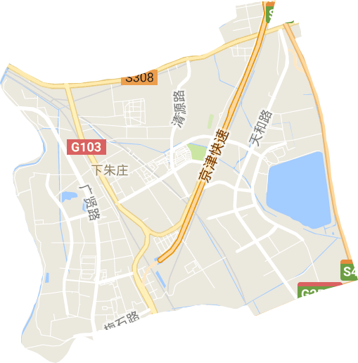 下朱庄街道电子地图