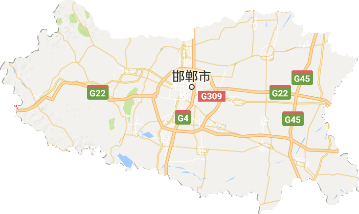 邯郸市高清电子地图,邯郸市高清谷歌电子地图