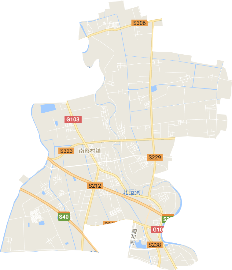 南蔡村镇电子地图