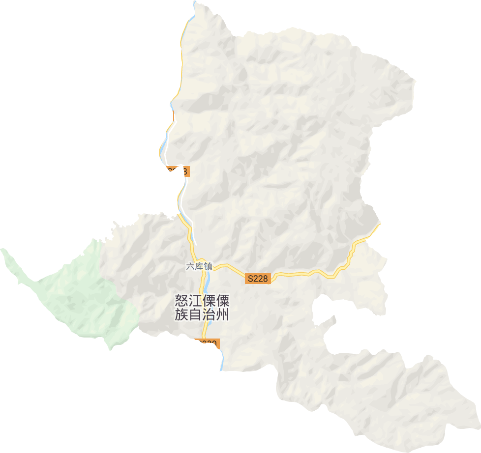 六库镇电子地图