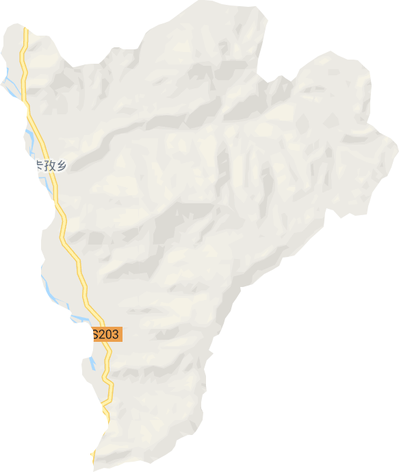 卡孜乡电子地图