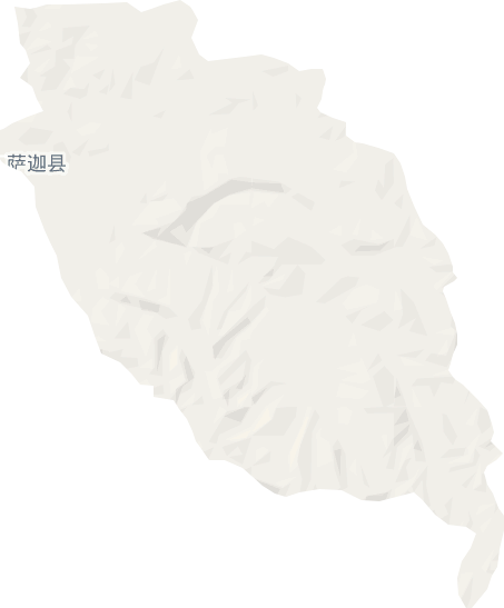 萨迦镇电子地图