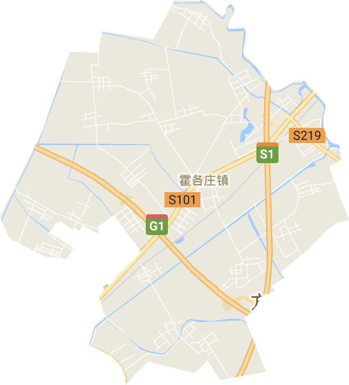 霍各庄镇电子地图