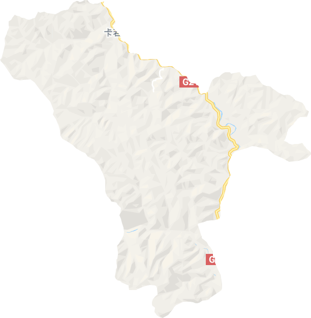 卡若镇电子地图