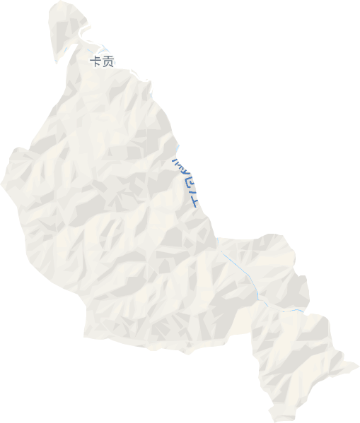 卡贡乡电子地图