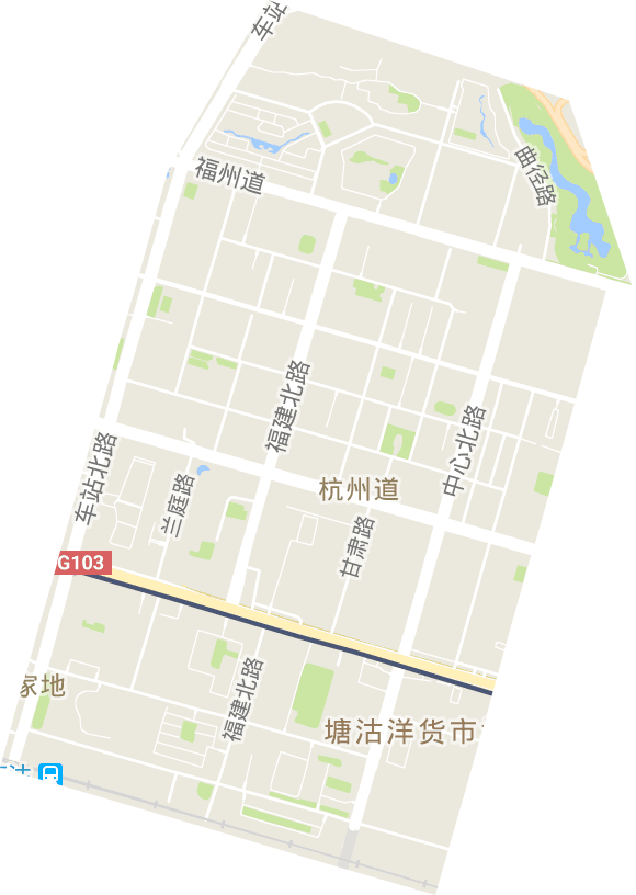 杭州道街道电子地图