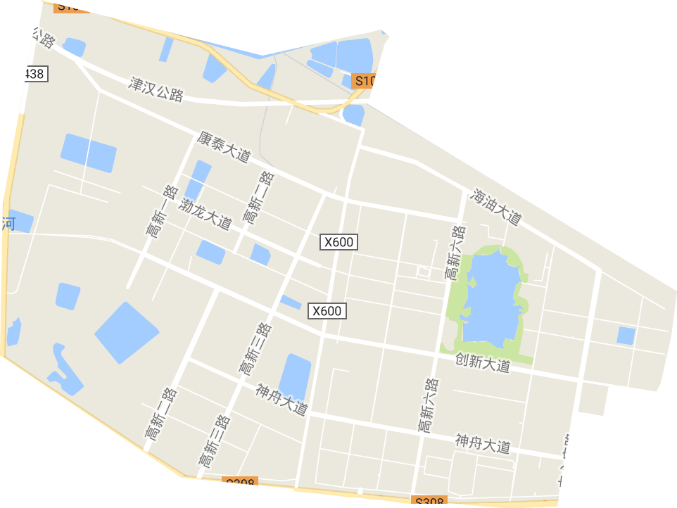 天津滨海新区高新技术产业开发区电子地图