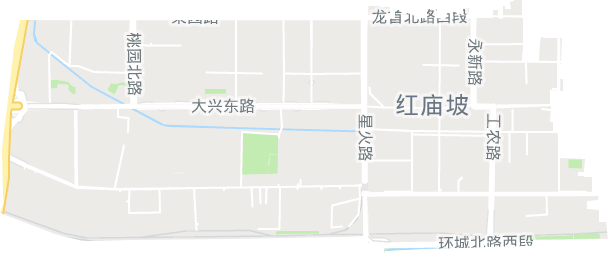 红庙坡街道电子地图