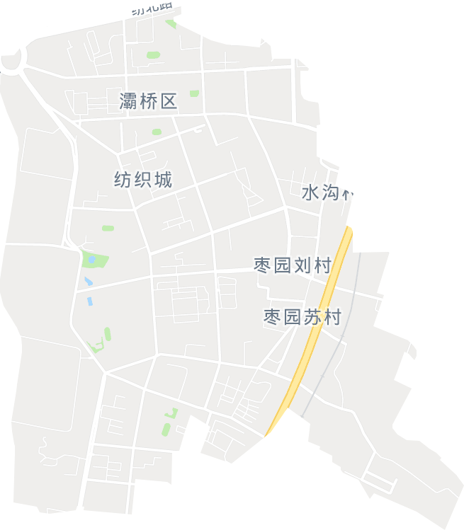 纺织城街道电子地图