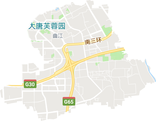 曲江街道电子地图