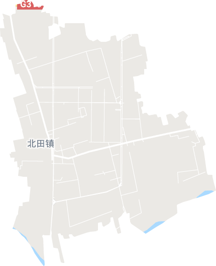 北田街道电子地图