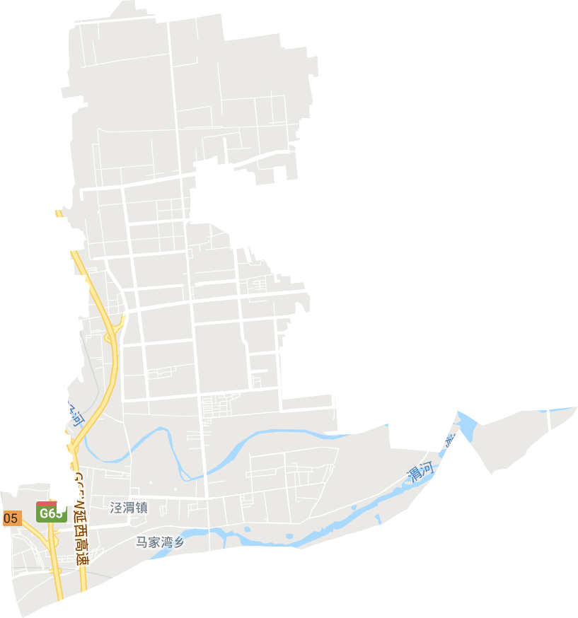 泾渭街道电子地图