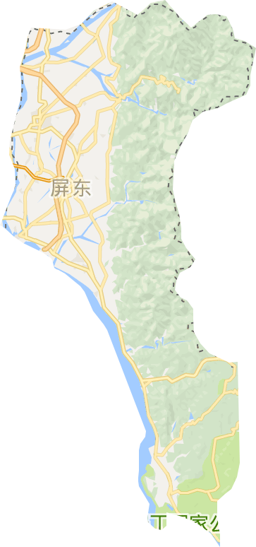 屏东县电子地图