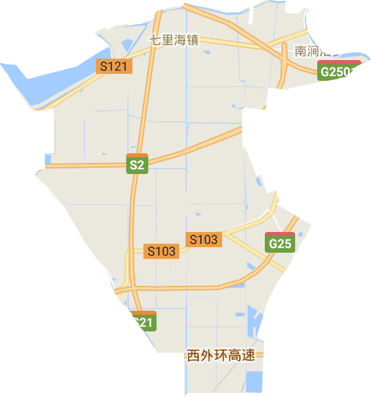 七里海镇电子地图