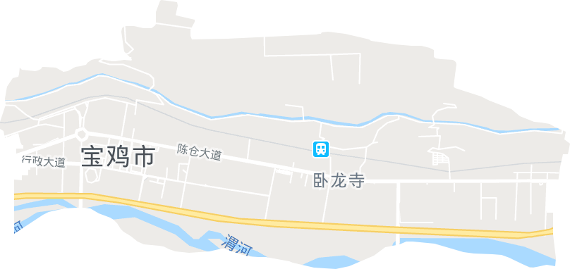 卧龙寺街道电子地图