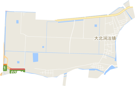 大北涧沽镇电子地图