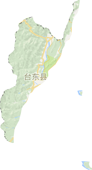 台东县电子地图