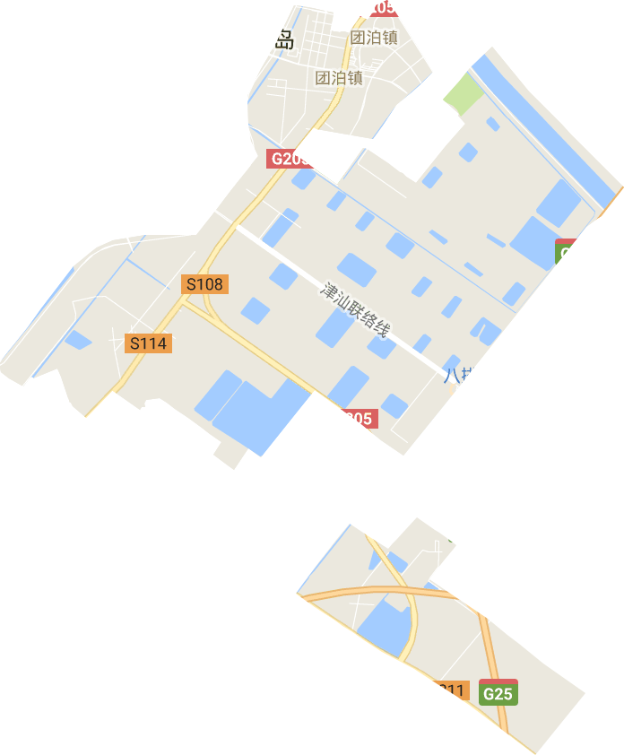 团泊镇电子地图