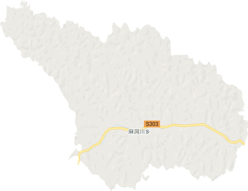麻洞川乡电子地图