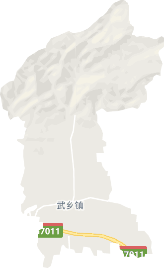 武乡镇电子地图