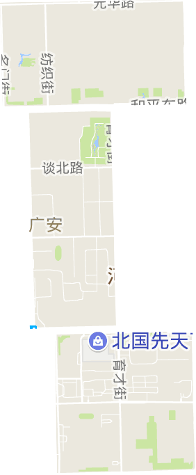 广安街道电子地图