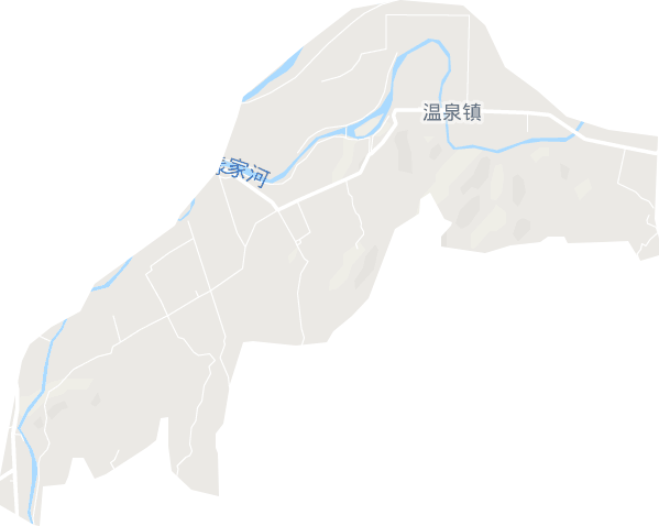 温泉镇电子地图