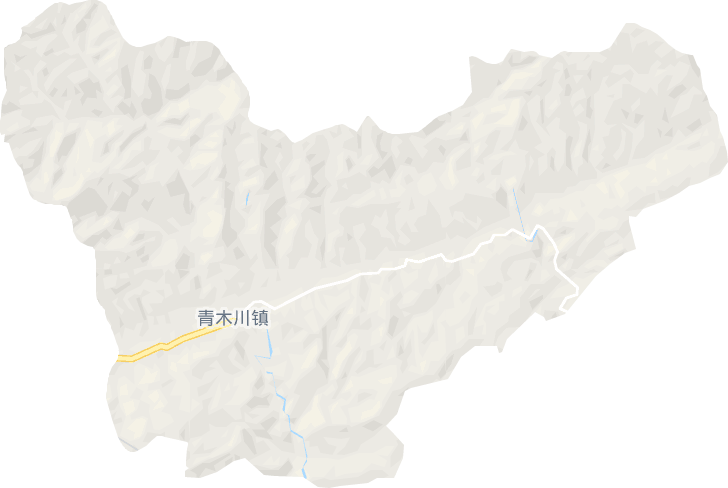 青木川镇电子地图