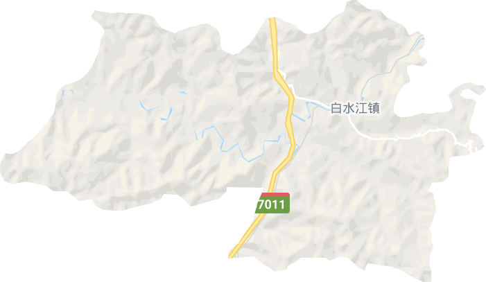 白水江镇电子地图