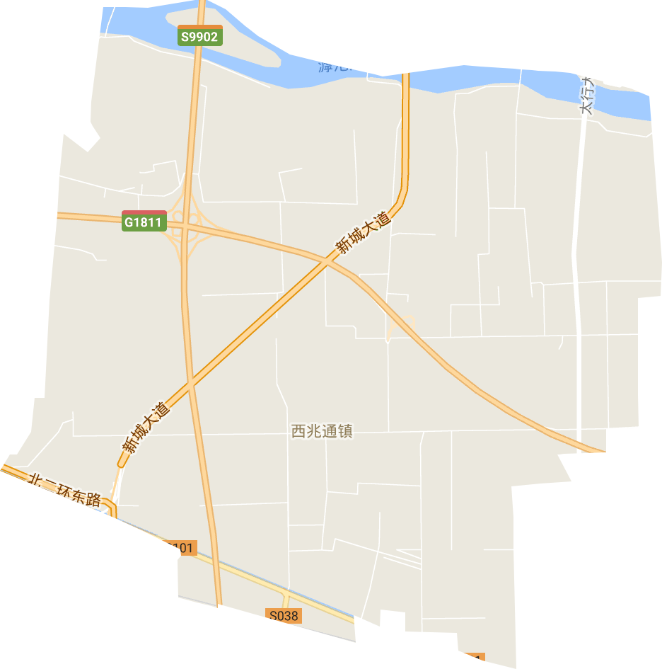 西兆通镇电子地图