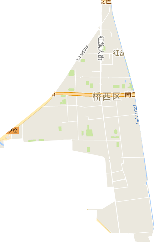 红旗街道电子地图