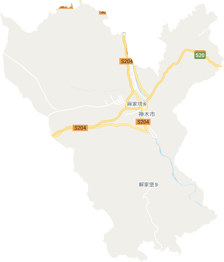 神木镇电子地图
